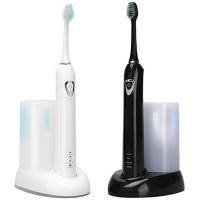 New Products China Cheap OEM Waterproof Recharge Sonic Vibrating Electric Tooth Brush with UV Sanitizer